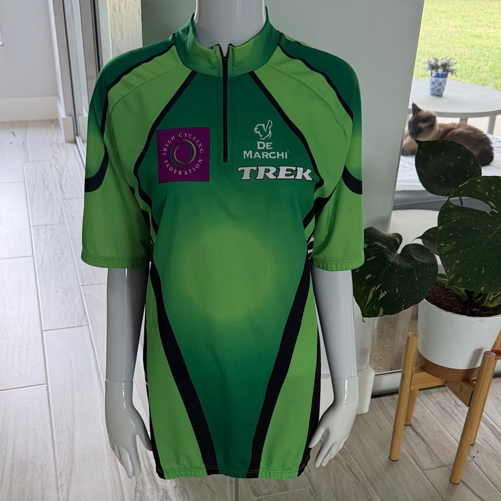 De Marchi Trek Bright Green Cycling Jersey shirt- XXXL